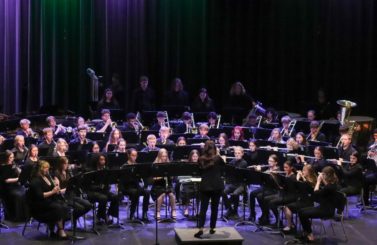 On May 5, Concert Band, Symphonic Band, and the Wind Ensemble hosted a concert. These bands performed various musical pieces throughout the night.