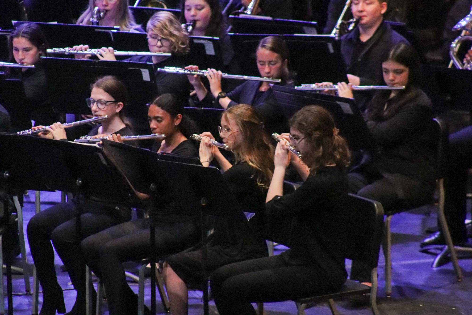 Concert Band, Symphonic Band, and Wind Ensemble Concert (Photos by Madison Hite)