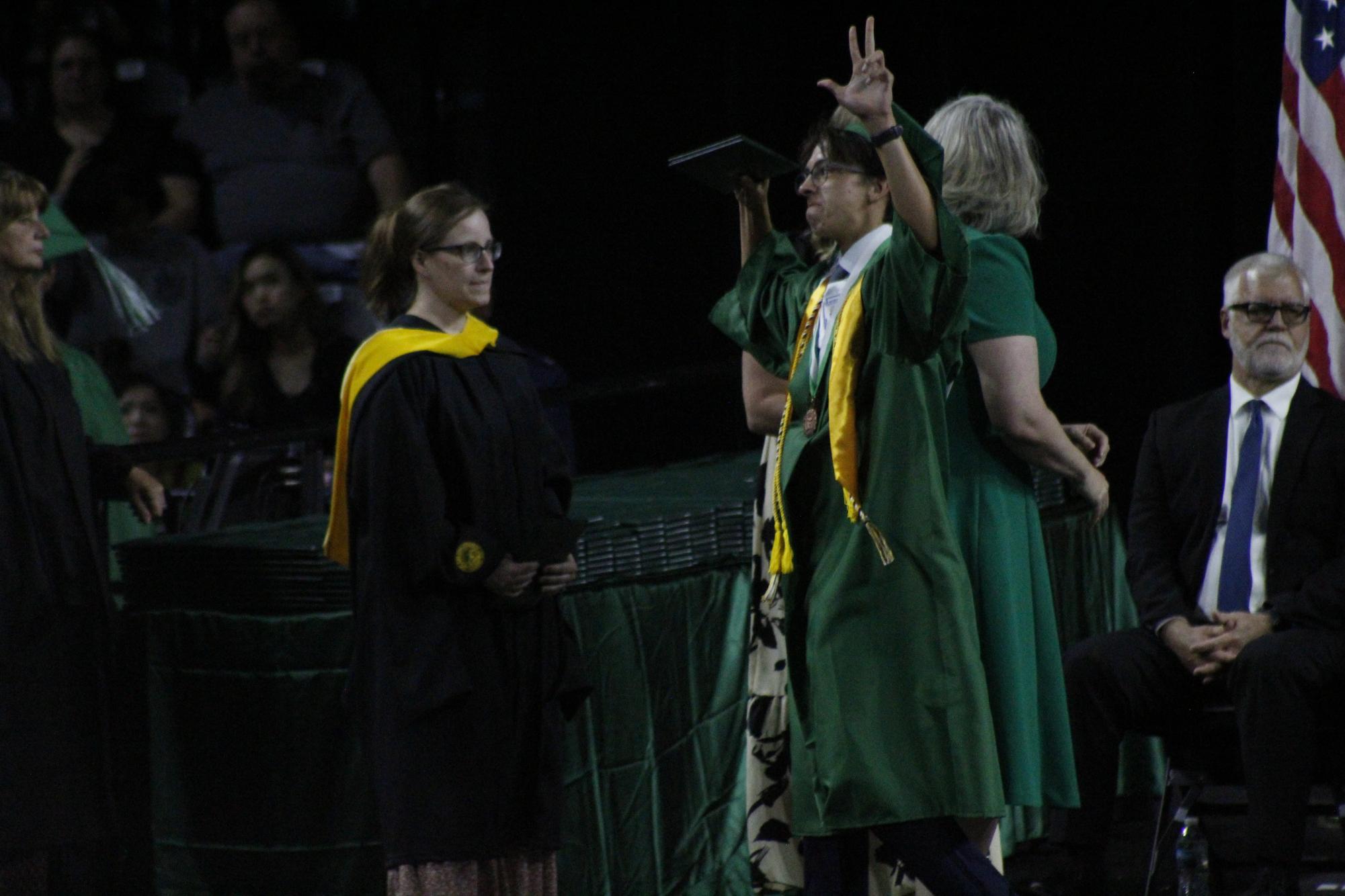 Celebrations across the stage (Photos by Liliana Diaz)