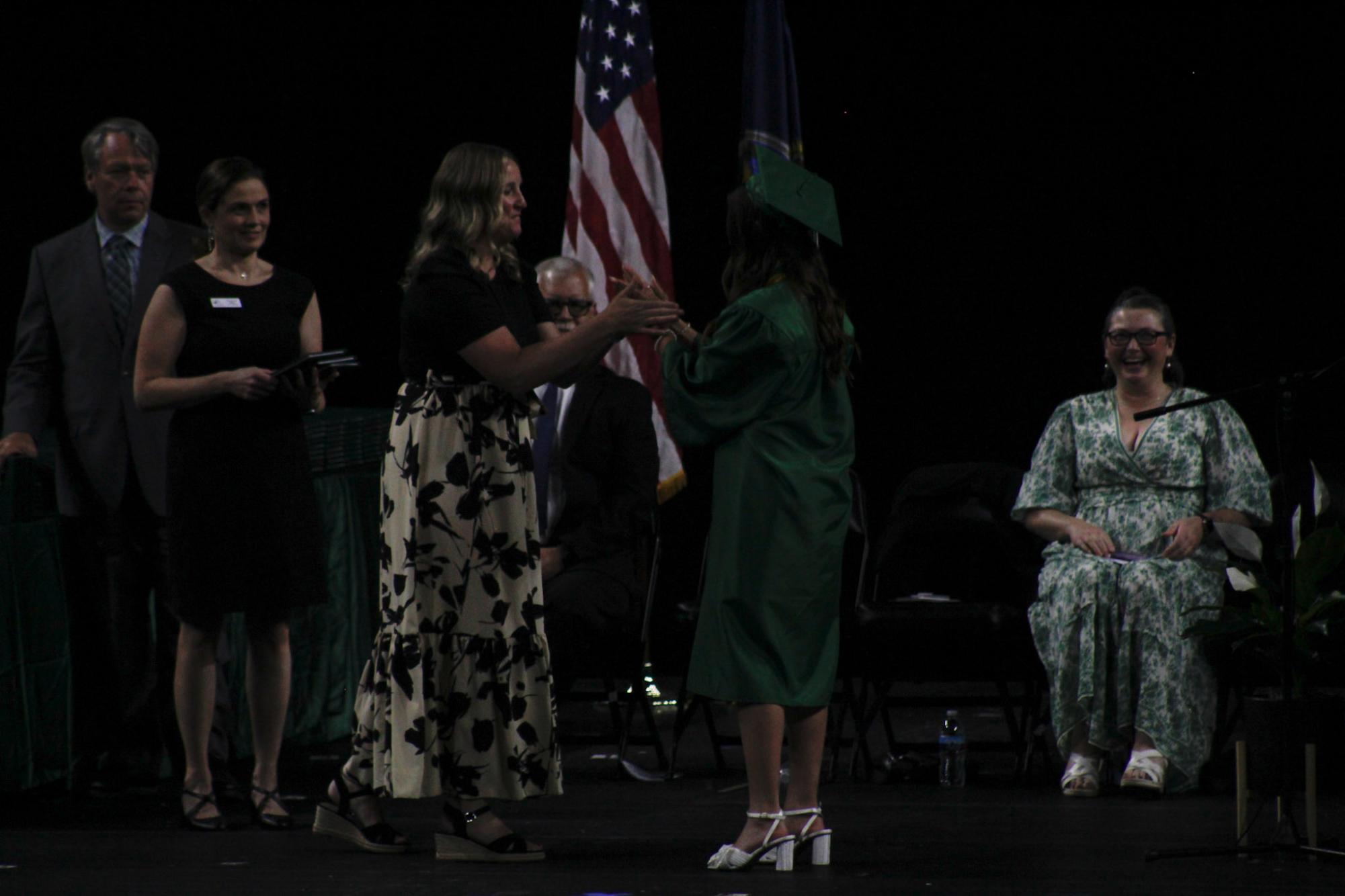 Celebrations across the stage (Photos by Liliana Diaz)