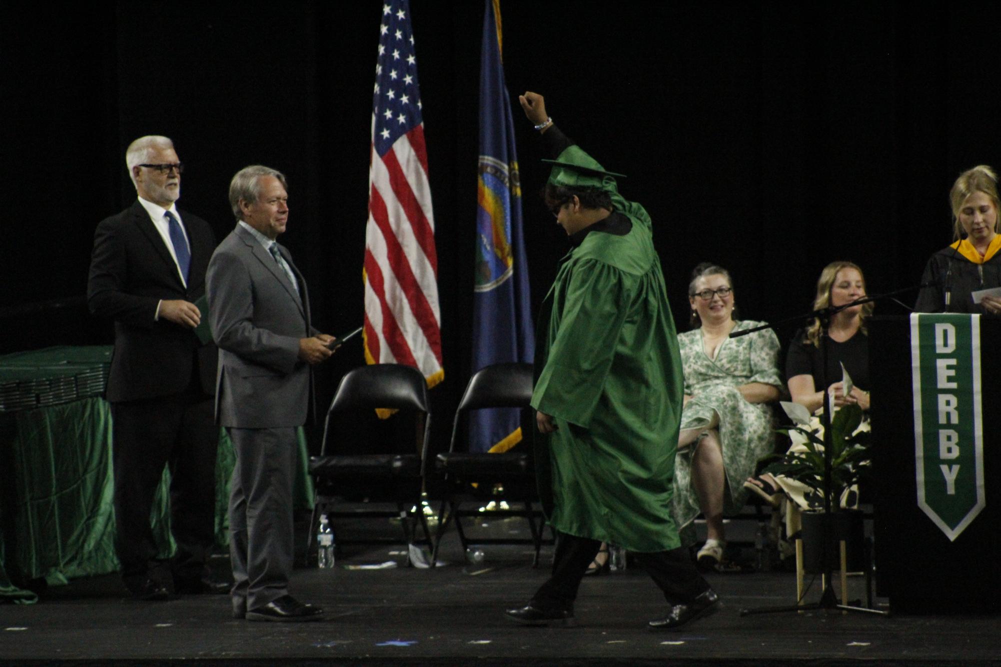 Celebrations across the stage (Photos by Liliana Diaz)