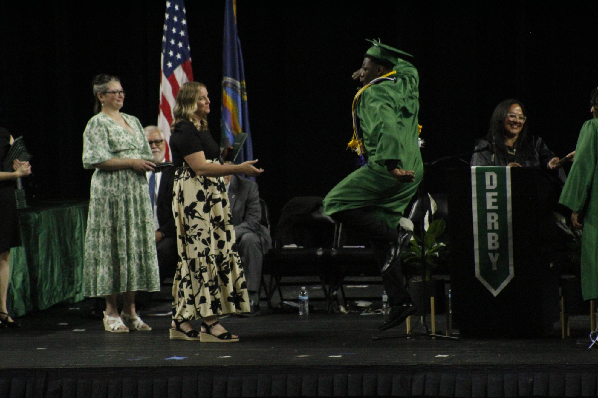 Celebrations across the stage (Photos by Liliana Diaz)