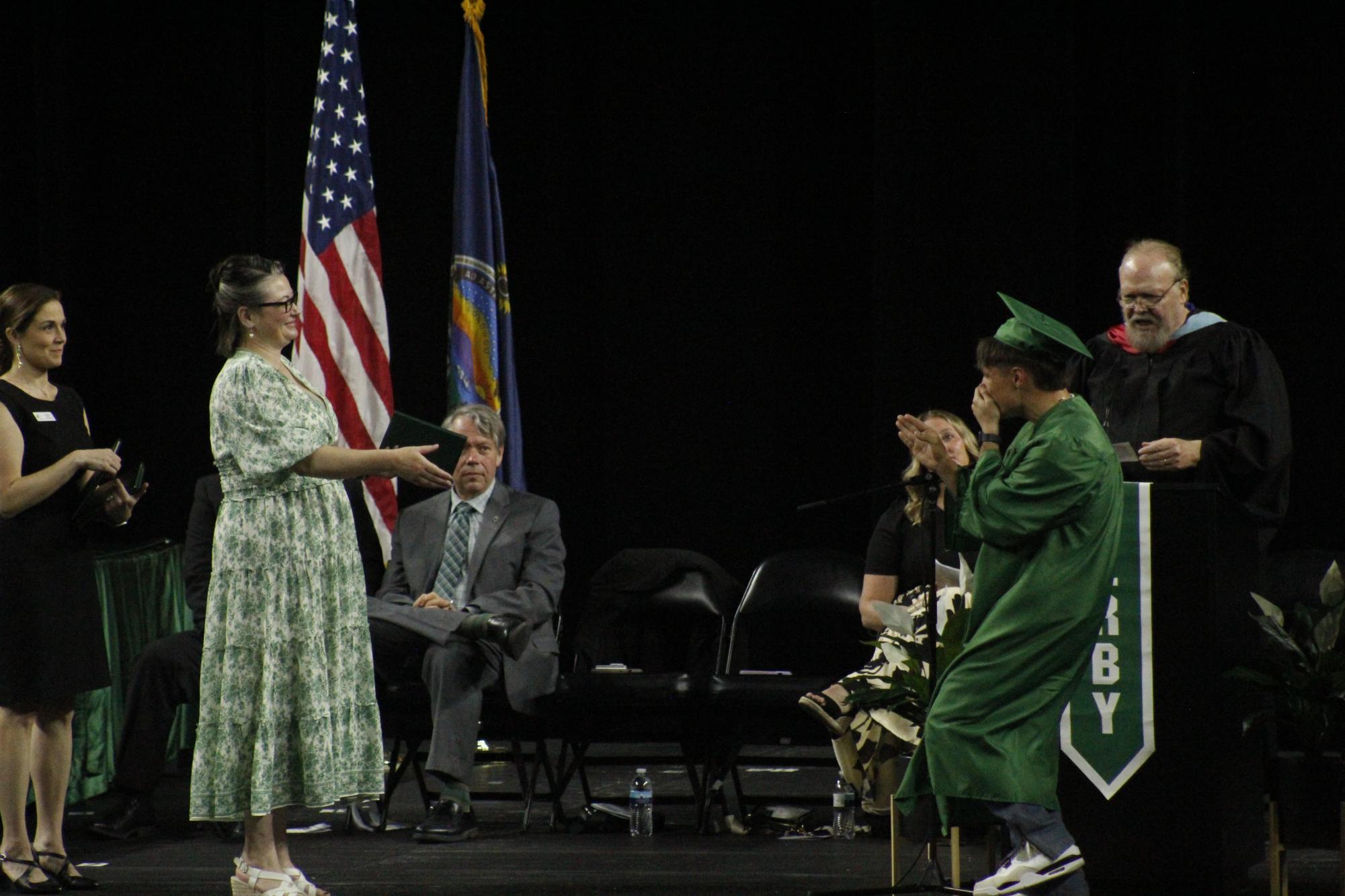 Celebrations across the stage (Photos by Liliana Diaz)