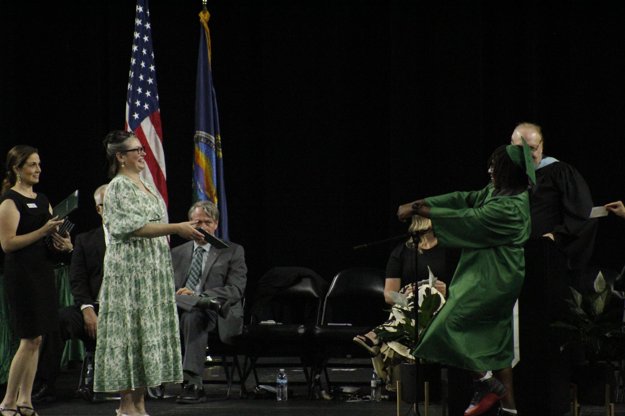 Celebrations across the stage (Photos by Liliana Diaz)