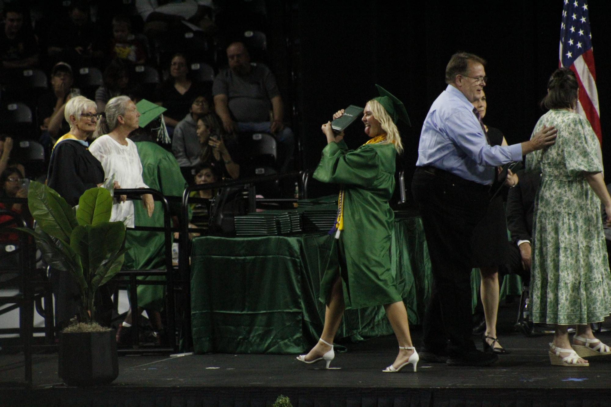 Celebrations across the stage (Photos by Liliana Diaz)