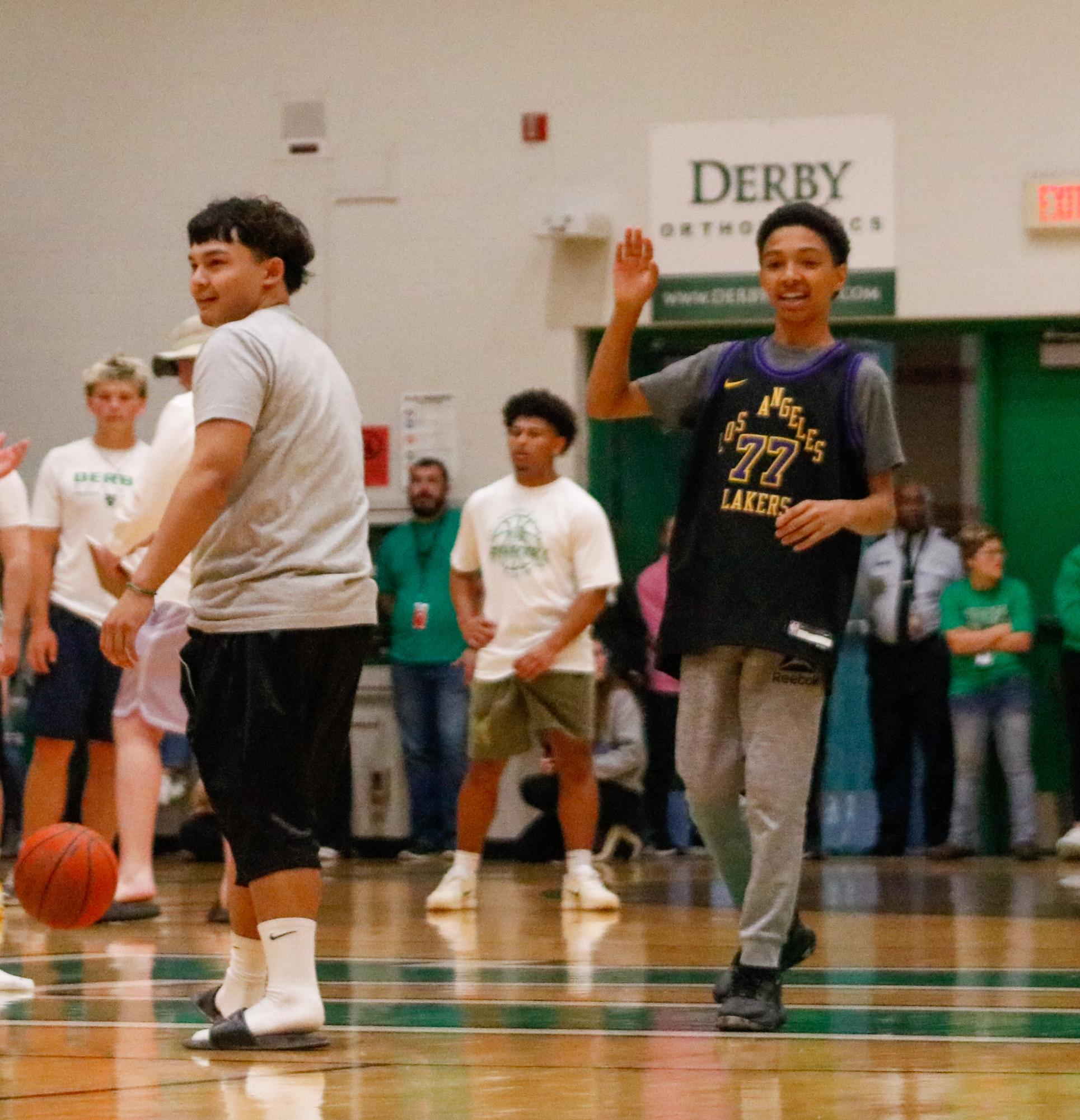 Senior vs. Staff ( Photos by Tristan Anderson )